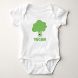 Body Para Bebê Brócolos do Vegan