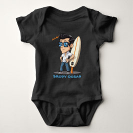 Body Para Bebê Brody Ocean Wavecrest