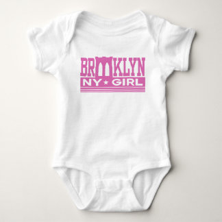 Body Para Bebê Brooklyn Girl Baby T-Shirt