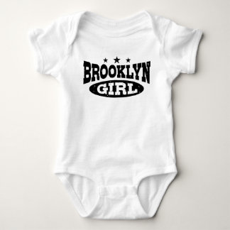 Body Para Bebê Brooklyn Girl Baby T-Shirt