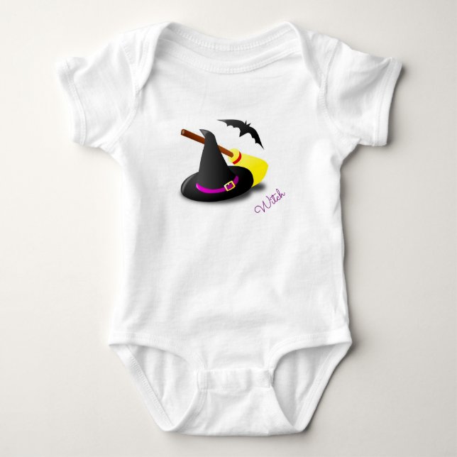 Body Para Bebê Bruxa (Frente)