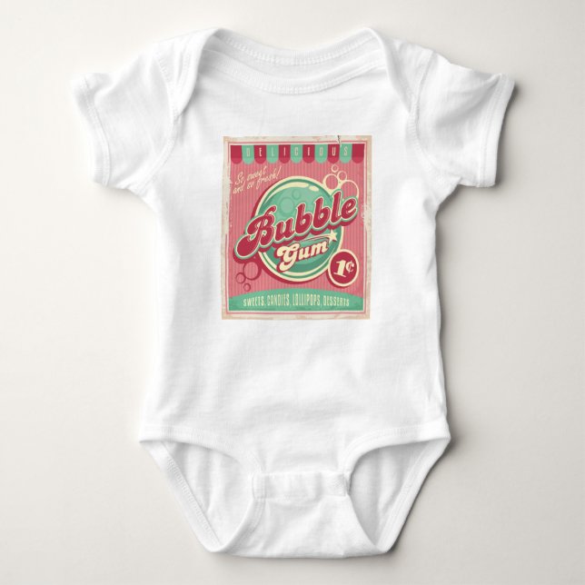 Body Para Bebê Bubble Gum Baby BodPROCES (Frente)