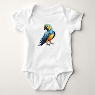 Body Para Bebê Bubble Parrot
