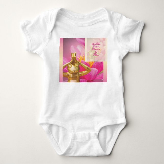 Body Para Bebê BuddhaToday 3.pnk #2 BEBÊ BUDISTA (Frente)