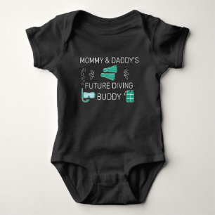 Body Para Bebê Buddy Futuro Divino do pai - Scuba