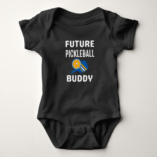 Body Para Bebê Buddy Futuro Pickleball (Frente)