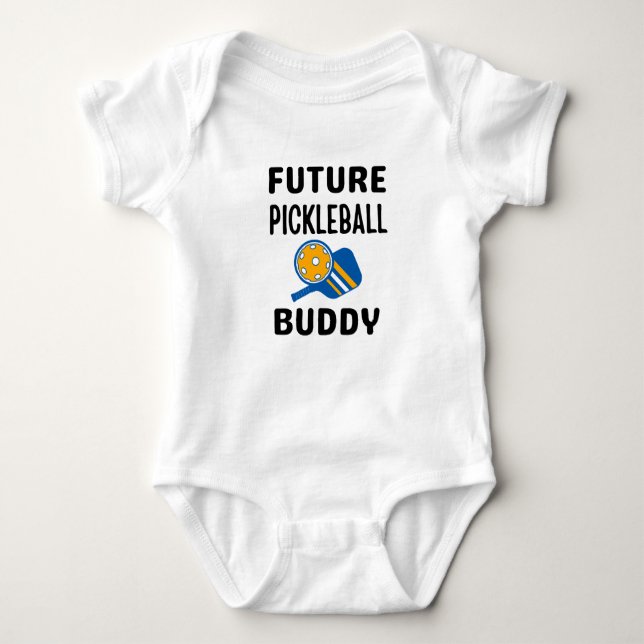 Body Para Bebê Buddy Futuro Pickleball (Frente)