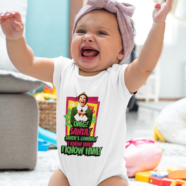 Body Para Bebê Buddy, o Elf | OMG! Papais noeis! (Criador carregado)