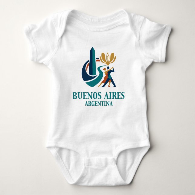 Body Para Bebê Buenos Aires Argentina (Frente)