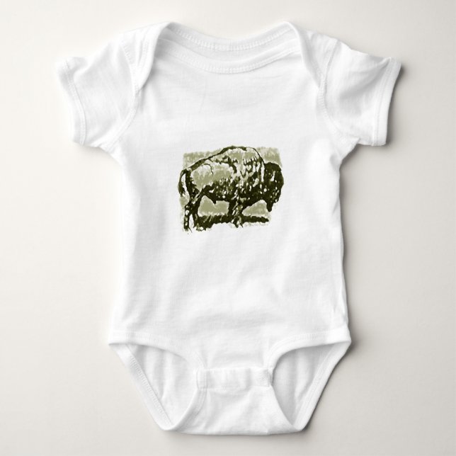 Body Para Bebê Buffalo Art (Frente)