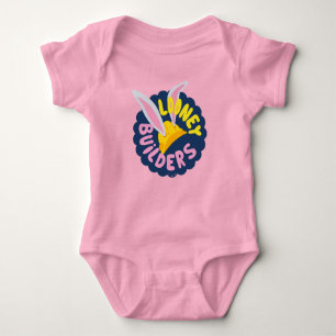 Body Para Bebê BUGS BUNNY BUILDERS™ Logotipo Escalonado de Capac