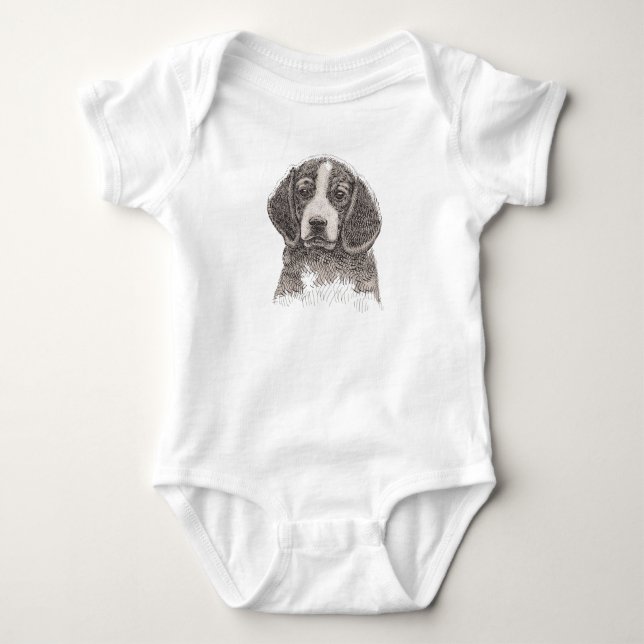Body Para Bebê buldogue (Frente)