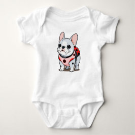 Body Para Bebê Bulldog Ladybug Francês
