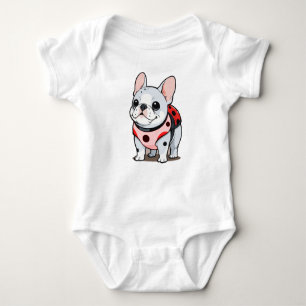 Body Para Bebê Bulldog Ladybug Francês