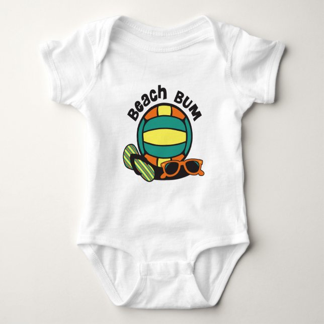 Body Para Bebê Bum de Praia (Frente)