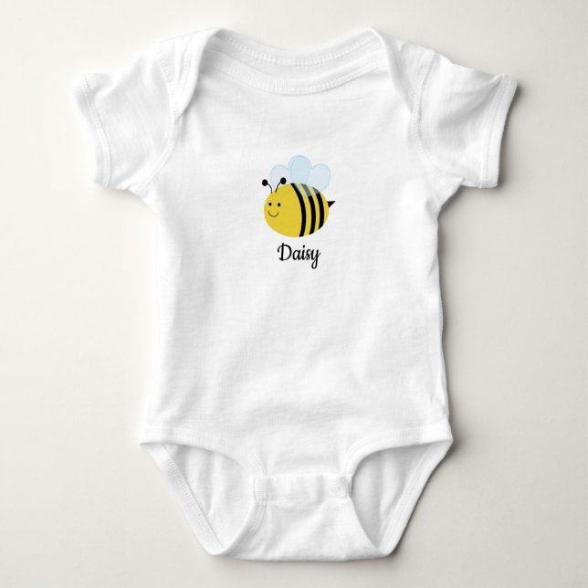 Body Para Bebê Bumble Bee Personalizada (Frente)