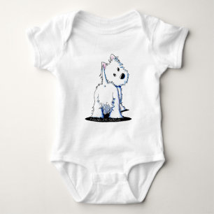 Body Para Bebê Bumbum macio Westie