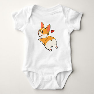Body Para Bebê Bumbuns do Corgi
