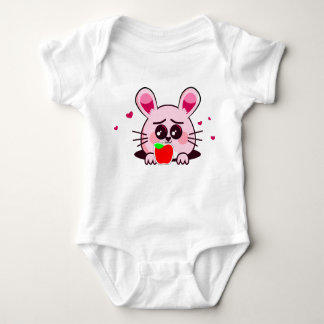Body Para Bebê Bunny & Apple: Um Par Doce de Delícias Sussuras