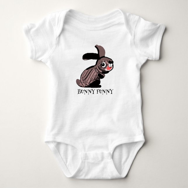 Body Para Bebê Bunny Funny (Frente)