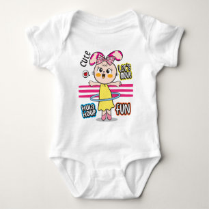 Body Para Bebê Bunny Hoola