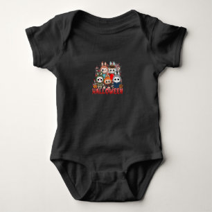 Body Para Bebê Bunny Horror Halloween