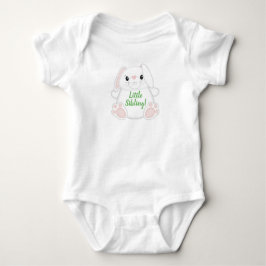 Body Para Bebê Bunny Rabbit Baby Shower Green