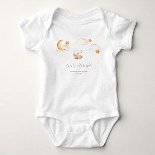 Body Para Bebê Bunny Sonha Chá de fraldas Neutro