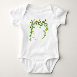 Body Para Bebê buquê de flor T-Shirt