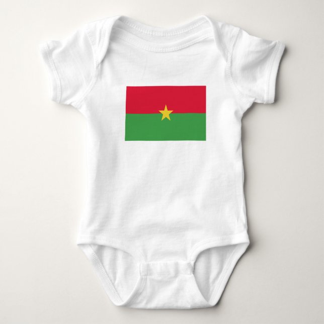 Body Para Bebê Burkina Faso (Frente)