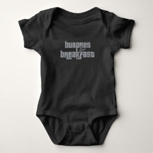 Body Para Bebê Burpees para café da manhã