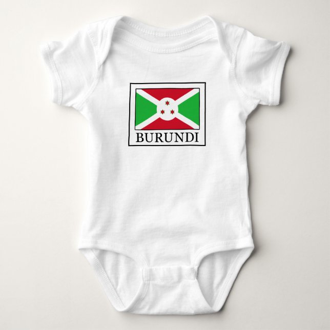 Body Para Bebê Burundi (Frente)