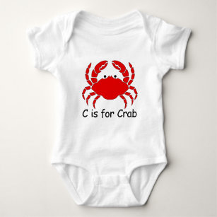 Body Para Bebê C é para o caranguejo