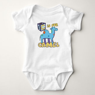Body Para Bebê C é para o Creeper do bebê do camelo