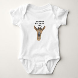 Body Para Bebê Cabra engraçada Onsie