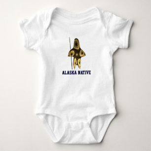 Body Para Bebê Caçador de Inuit Fractal
