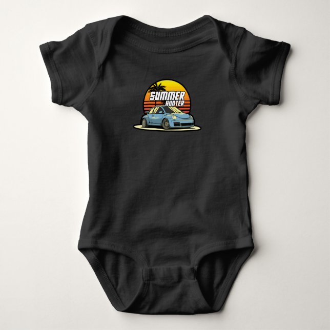 Body Para Bebê Caçadora de Verão (Frente)