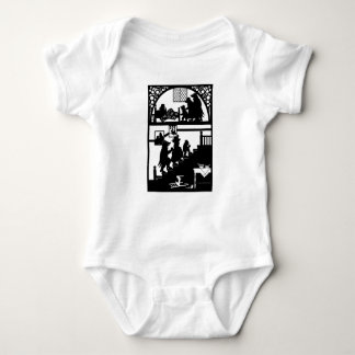 Body Para Bebê Cachinhos dourados e os 3 Ursos