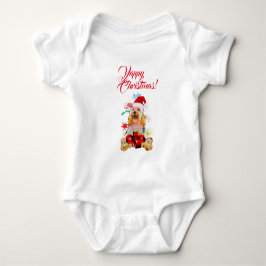Body Para Bebê Cachorrinho Cockapoo Fofo Personalizável Natal Yap