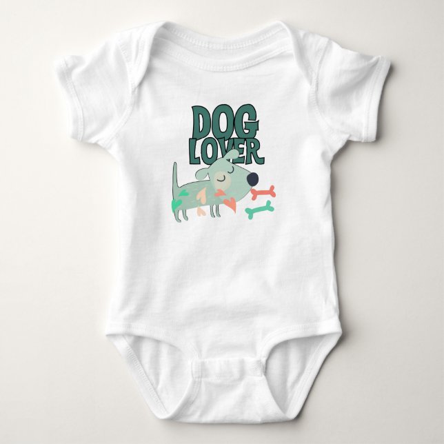 Body Para Bebê Cachorro (Frente)
