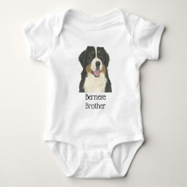 Body Para Bebê Cachorro Bernês Personalizável