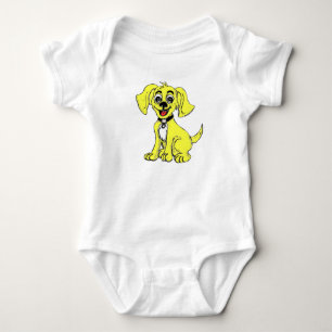 Body Para Bebê Cachorro bonito imprimiu materiais para roupas
