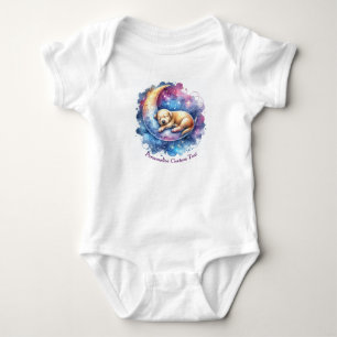 Body Para Bebê Cachorro Cachorro Cachorro Personalizado Dormindo