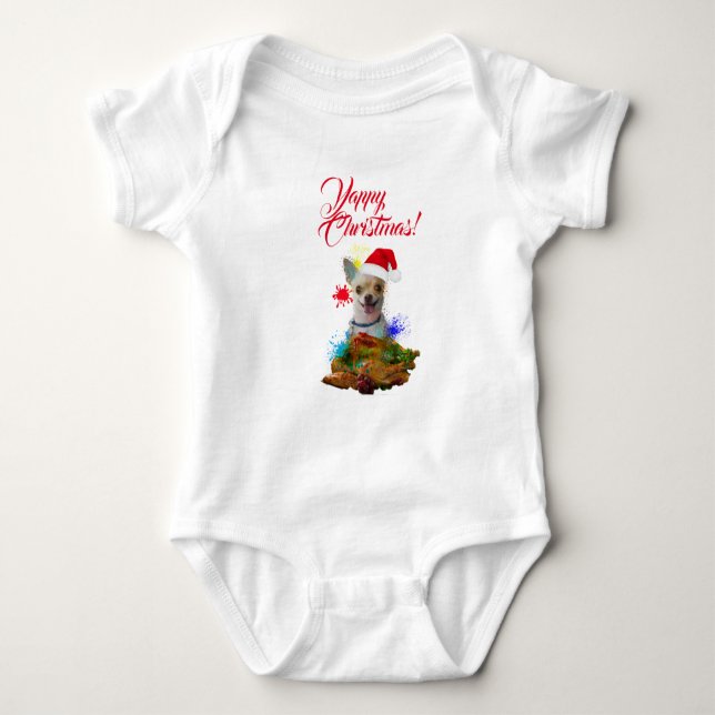 Body Para Bebê Cachorro Chihuahua Bon (Frente)