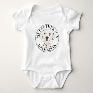 Body Para Bebê Cachorro Dalmaciano Big Brother