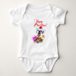 Body Para Bebê Cachorro Dalmaciano Cute Personalizável