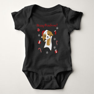 Body Para Bebê Cachorro-de-Natal, Cachorro-de-Natal, Cachorro-de-