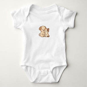 Body Para Bebê Cachorro e Bebê de Kitten