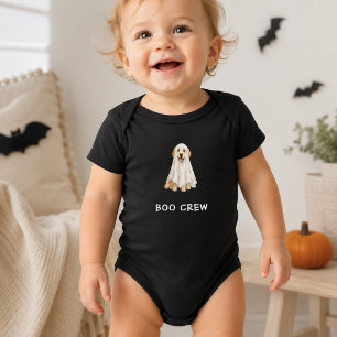 Body Para Bebê Cachorro Golden Retriever Fofinho Fantasma de Hall