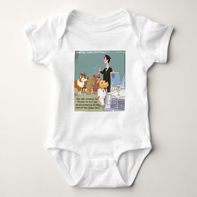 Body Para Bebê Cachorro Muito Rico Engraçado (Frente)